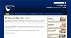 Desktop Screenshot of bothwelldentalcare.co.uk